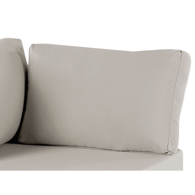 Komplet poszewek na poduchy ogrodowe SANO Piaskowy