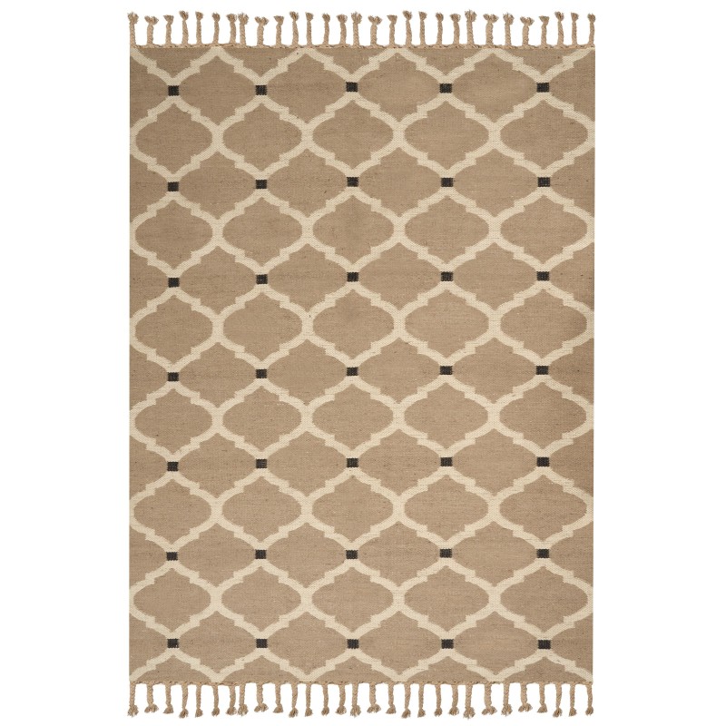 Dywan z juty 200 x 300 cm beżowy ORENCIK