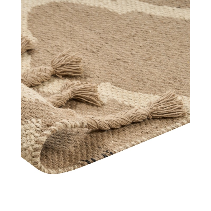 Dywan z juty 200 x 300 cm beżowy ORENCIK