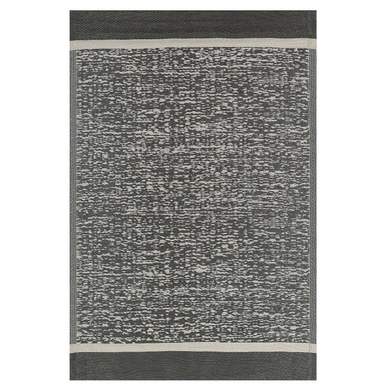 Dywan zewnętrzny 120 x 180 cm czarno-biały BALLARI