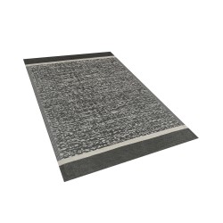 Dywan zewnętrzny 120 x 180 cm czarno-biały BALLARI