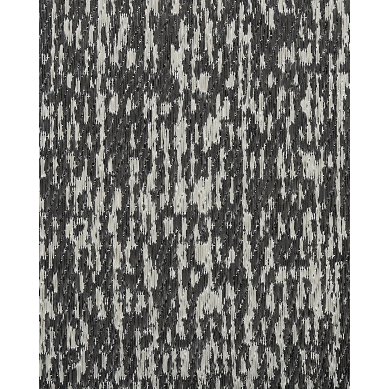 Dywan zewnętrzny 120 x 180 cm czarno-biały BALLARI