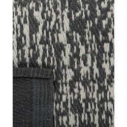 Dywan zewnętrzny 120 x 180 cm czarno-biały BALLARI