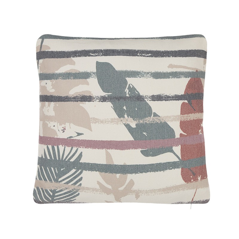 Zestaw 2 poduszek dekoracyjnych BIDENS 45 x 45 cm Kolorowy W paski