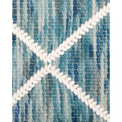 Dywan wełniany 140 x 200 cm niebieskie BELENLI