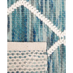 Dywan wełniany 140 x 200 cm niebieskie BELENLI