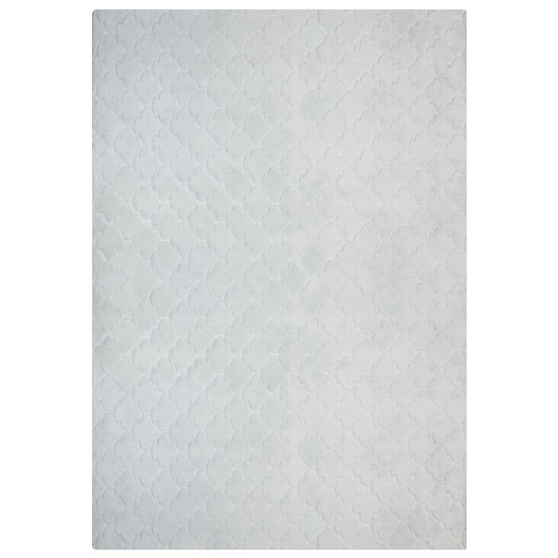 Dywan sztuczne futro królika 160 x 230 cm jasnoszary GHARO