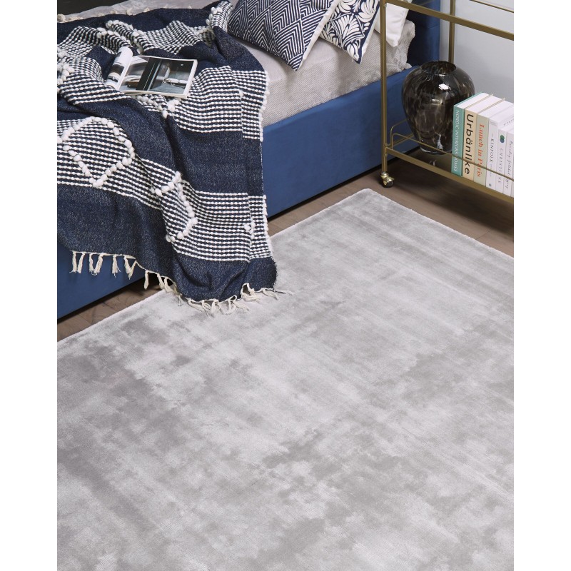 Dywan z wiskozy 200 x 300 cm jasnoszary GESI II