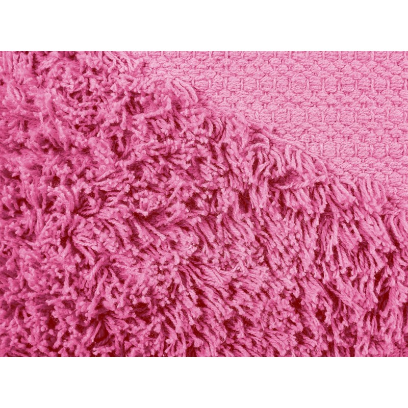 2 poduszki dekoracyjne bawełniane tuftowane 45 x 45 cm różowe RHOEO