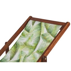 Zestaw 2 wymiennych tkanin do leżaków ogrodowych ANZIO/AVELLINO Jasnozielony