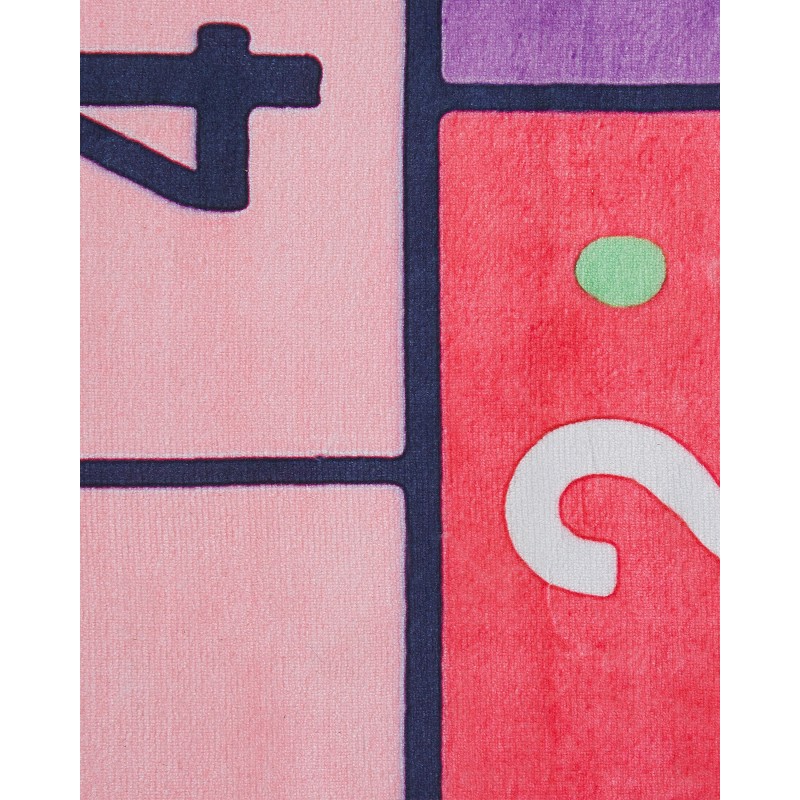 Dywan dziecięcy gra w klasy 80 x 150 cm różowy HONAZ