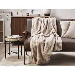 Koc LABYAR 150 x 200 cm Beżowy