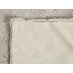 Koc LABYAR 150 x 200 cm Beżowy