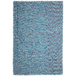 Dywan z filcowych kulek 160 x 230 cm wielokolorowy niebieski AMDO