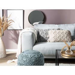 Zestaw 2 poduszek dekoracyjnych KIRIKKALE Bawełna 30 x 45 cm Szary Wzór geometryczny