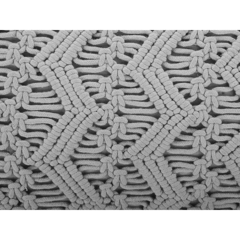 Zestaw 2 poduszek dekoracyjnych KIRIKKALE Bawełna 30 x 45 cm Szary Wzór geometryczny