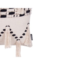 Zestaw 2 poduszek dekoracyjnych THONDI Bawełna 45 x 45 cm Beżowy W paski