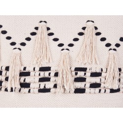 Zestaw 2 poduszek dekoracyjnych THONDI Bawełna 45 x 45 cm Beżowy W paski