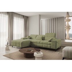 Ecksofa Ballagio I mit Schlaffunktion aus Plecionka-Stoff, Spring 1115 - Schönheit und Funktionalität in einem!