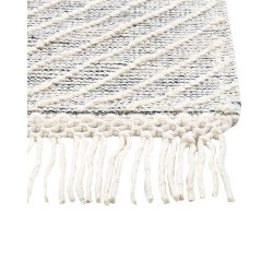 Dywan wełniany 160 x 230 cm szaro-biały SAVUR