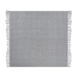 Koc VELLA Bawełna 220 x 240 cm Szary