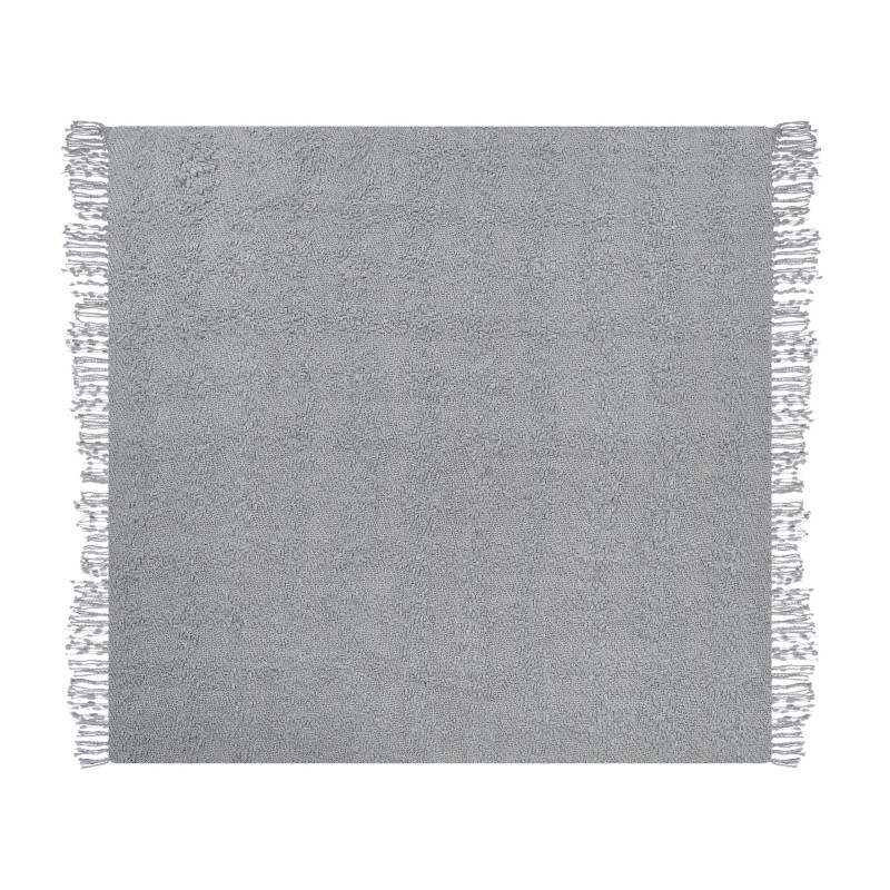 Koc VELLA Bawełna 220 x 240 cm Szary