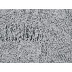 Koc VELLA Bawełna 220 x 240 cm Szary