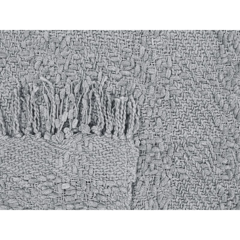 Koc VELLA Bawełna 220 x 240 cm Szary