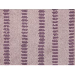 Zestaw 2 poduszek dekoracyjnych AGAPANTHUS Welur 45 x 45 cm Różowy W paski