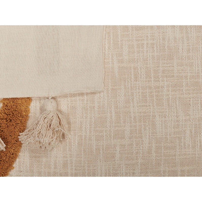 Koc MATHURA Bawełna 130 x 180 cm Beżowy