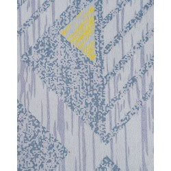 Dywan 80 x 150 cm szaro-żółty KARGI