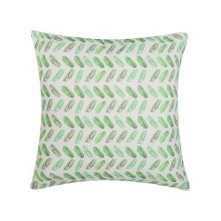 Poduszka dekoracyjna PRUNUS 45 x 45 cm Zielony Wzór abstrakcyjny