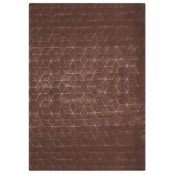 Dywan sztuczne futro królika 160 x 230 cm brązowy THATTA