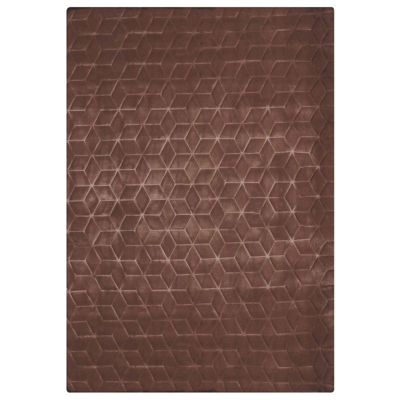 Dywan sztuczne futro królika 160 x 230 cm brązowy THATTA