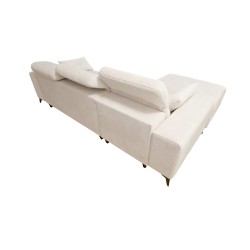Ballagio I corner sofa with a sleeping function made from Plecionka fabric, Spring 1115 - beauty and functionality in one!
