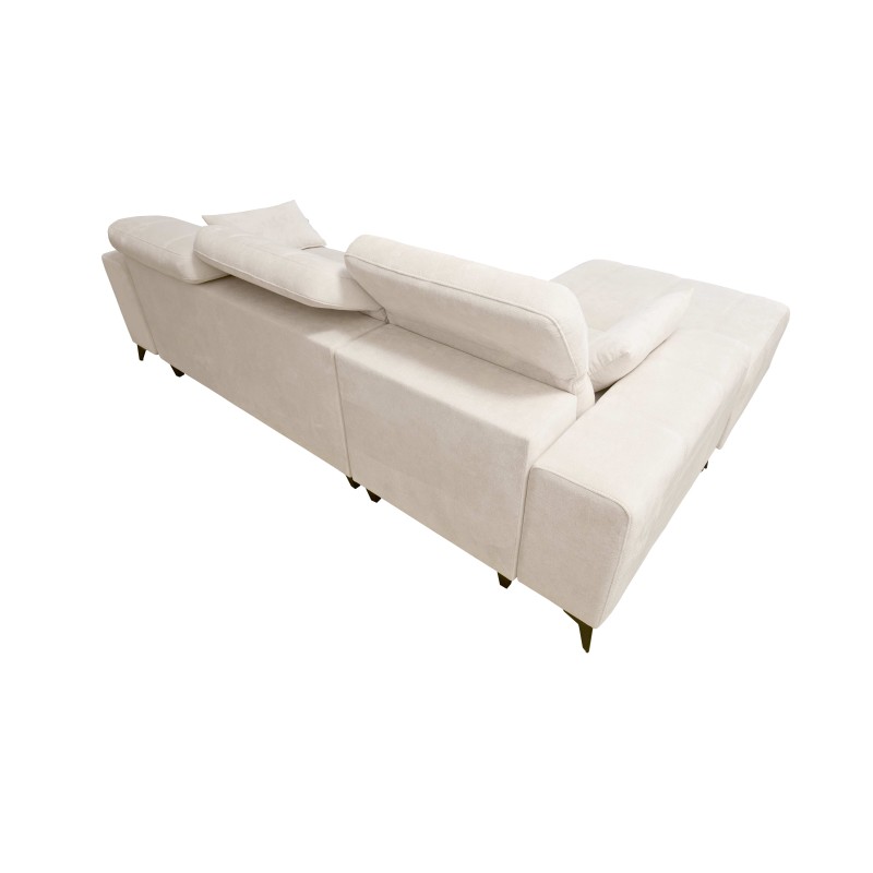 Ballagio I corner sofa with a sleeping function made from Plecionka fabric, Spring 1115 - beauty and functionality in one!