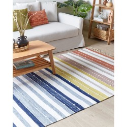 Dywan zewnętrzny 140 x 200 cm wielokolorowy TOZAKLI