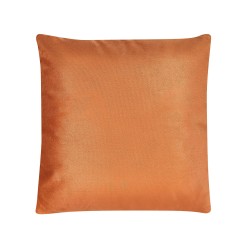 Zestaw 2 poduszek dekoracyjnych CEROPEGIA Welur 45 x 45 cm Pomarańczowy Wzór geometryczny