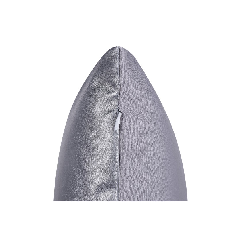 Zestaw 2 poduszek dekoracyjnych DIGITALIS Bawełna 45 x 45 cm Szary Wzór abstrakcyjny