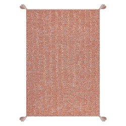 Dywan bawełniany 160 x 230 cm pomarańczowy MUGLA