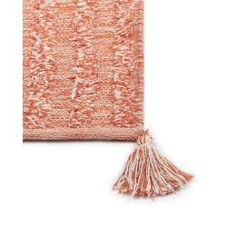 Dywan bawełniany 160 x 230 cm pomarańczowy MUGLA