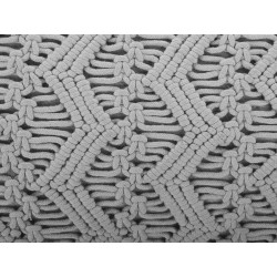 Poduszka dekoracyjna KIRIKKALE Bawełna 30 x 45 cm Szary Wzór geometryczny