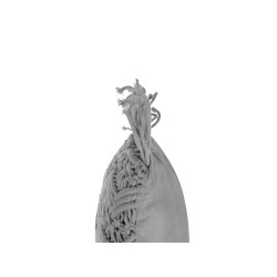 Poduszka dekoracyjna KIRIKKALE Bawełna 30 x 45 cm Szary Wzór geometryczny