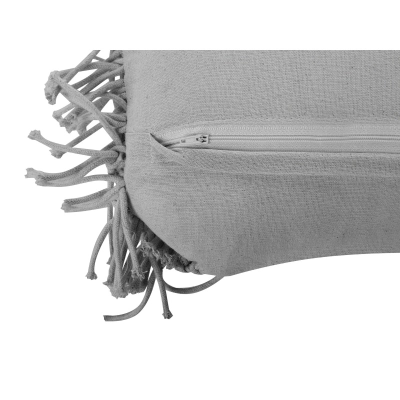 Poduszka dekoracyjna KIRIKKALE Bawełna 30 x 45 cm Szary Wzór geometryczny