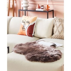 Sztuczna skóra owcza brązowa MUNGO