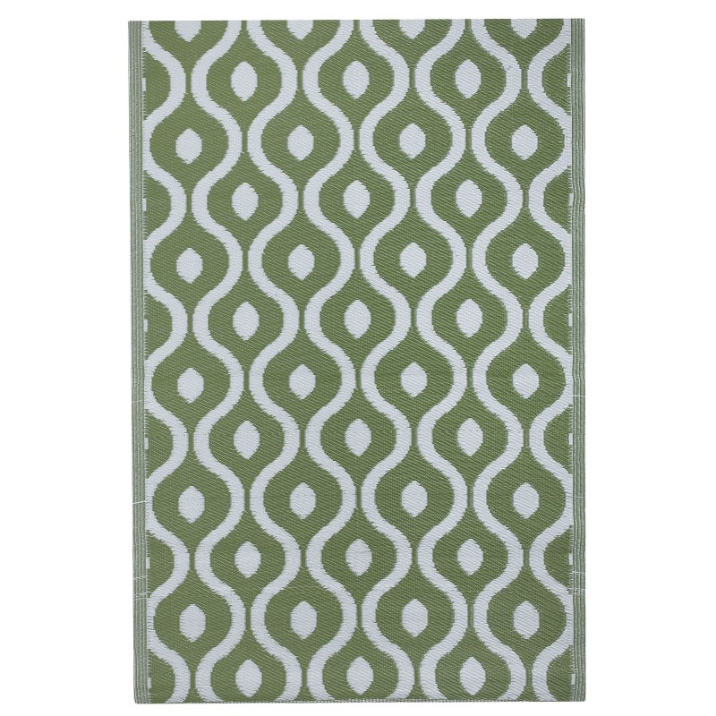 Dywan zewnętrzny 120 x 180 cm zielony PUNE