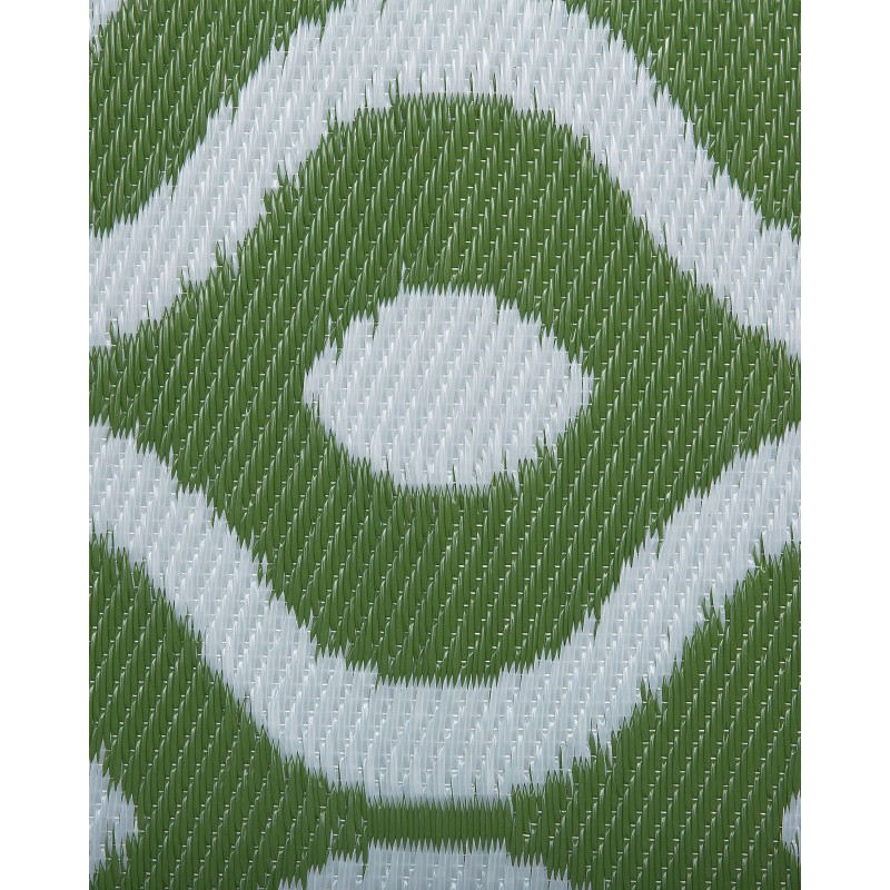 Dywan zewnętrzny 120 x 180 cm zielony PUNE