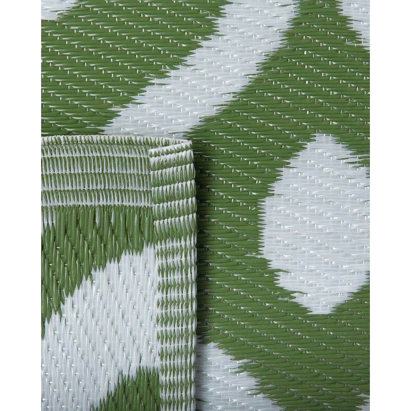 Dywan zewnętrzny 120 x 180 cm zielony PUNE