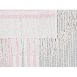 Koc KAMAN 125 x 150 cm Różowy