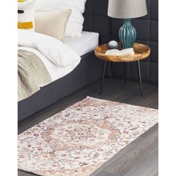 Dywan 80 x 150 cm beżowo-brązowy KATTAKKADA